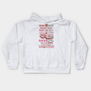 Rent Musical Quote Kids Hoodie